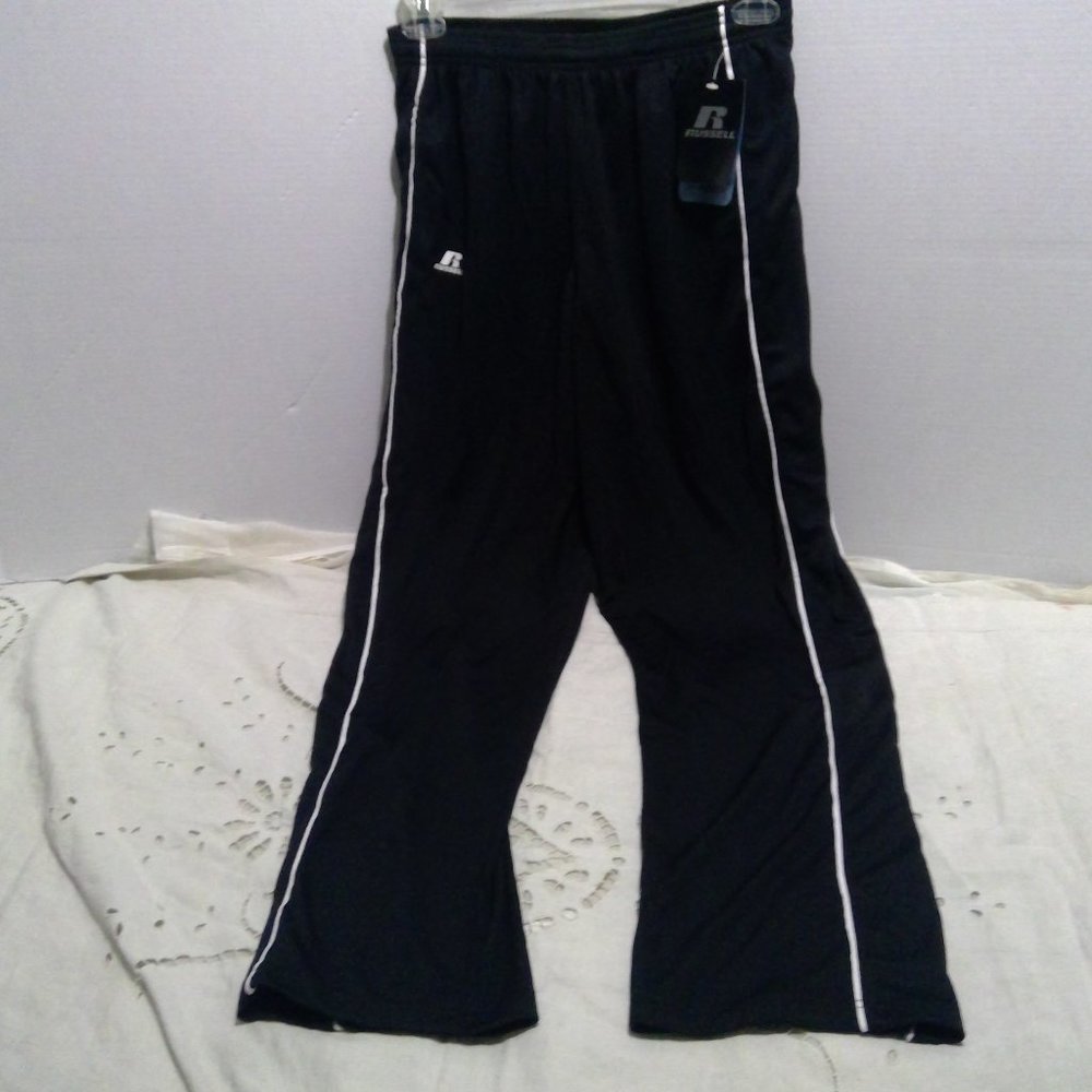 Russell Dri-Power Jogging Pants New Men's Size L Black